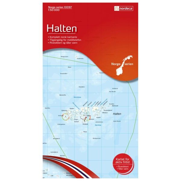 Nordeca - Wander-Outdoorkarte: Halten 1/50 - Wanderkarte Auflage 2012
