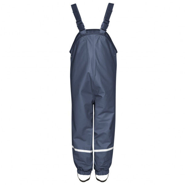 Playshoes - Kid's Fleece-Trägerhose - Regenhose Gr 80 blau