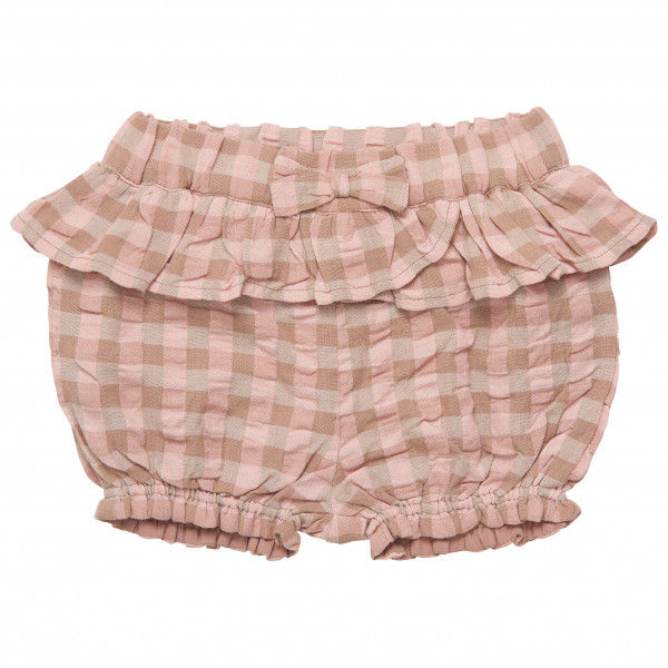 Minymo - Girl's Shorts Check - Shorts Gr 50 rosa