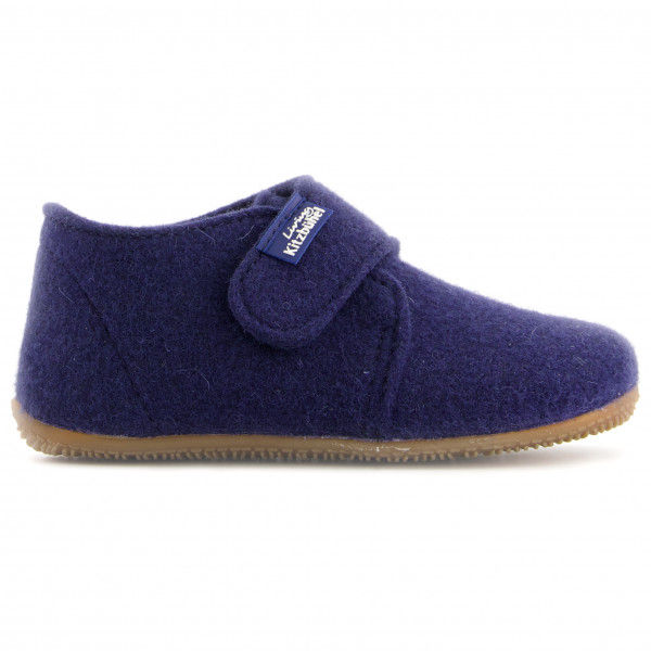 Living Kitzbühel - Babyklettschuh Filz - Hüttenschuhe Gr 18 blau
