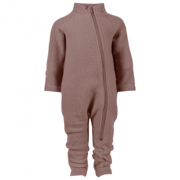 Mikk-Line - Wool Baby Suit - Overall Gr 62 grau/braun