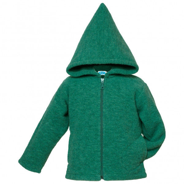 Reiff - Kid's Wollfleecekapuzenjacke - Merinohoodie Gr 86/92 blau