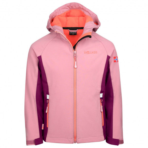 Trollkids - Girl's Kristiansand Jacket - Softshelljacke Gr 152 türkis