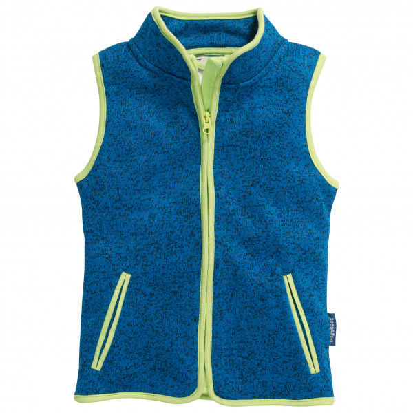 Playshoes - Kid's Strickfleece-Weste - Fleeceweste Gr 152 blau