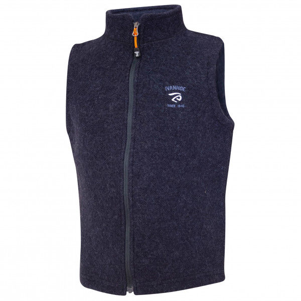 Ivanhoe of Sweden - Kid's Risus Vest - Wollweste Gr 120 grau