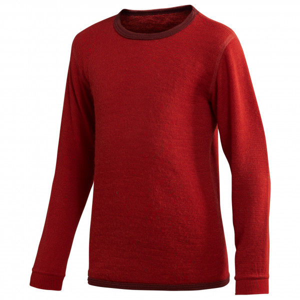 Woolpower - Kids Crewneck 200 - Merinounterwäsche Gr 86/92 - Years 1/2 rot