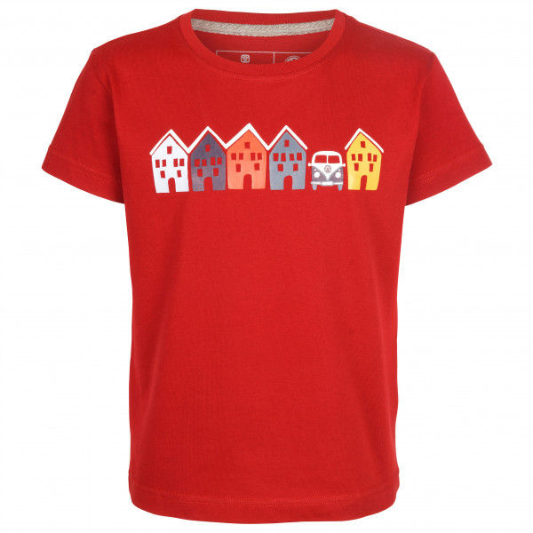 Elkline - Kid's Tiny House VW - T-Shirt Gr 92/98 rot