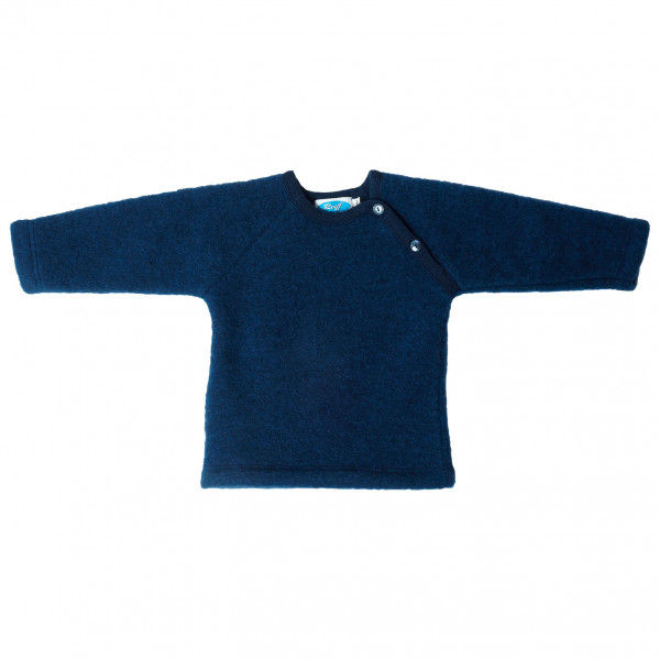 Reiff - Kid's Wollfleecepulli Stöps - Merinopullover Gr 74/80 blau