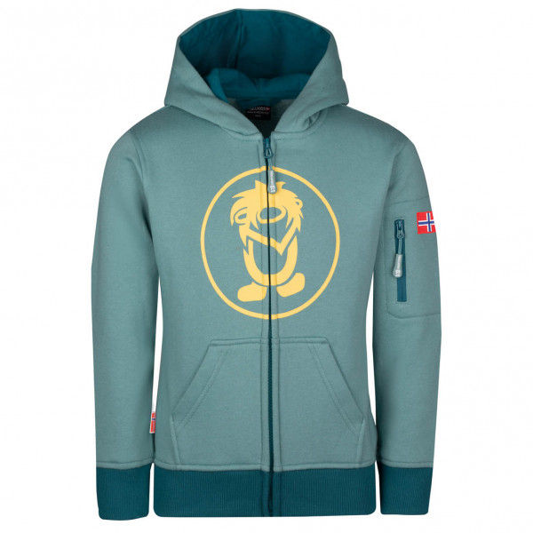 Trollkids - Kids Sortland Jacket - Hoodie Gr 110 türkis