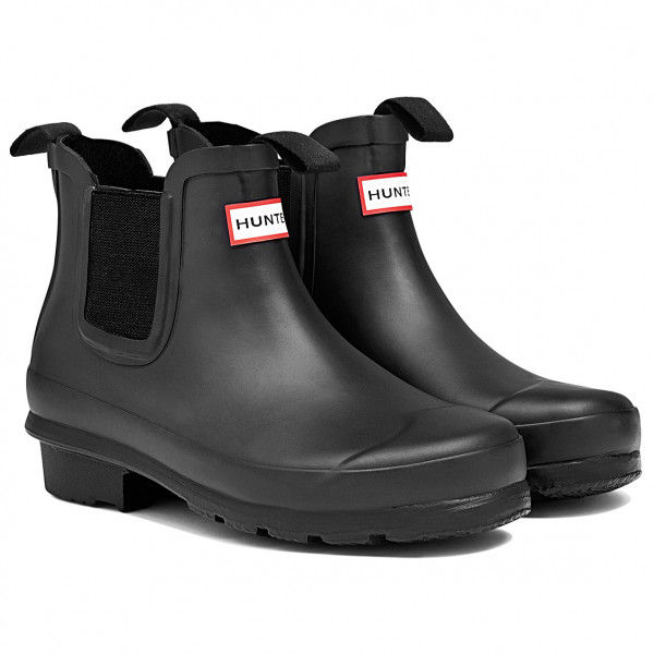 Hunter Boots - Kid's Original Chelsea - Gummistiefel Gr 32 grau/schwarz
