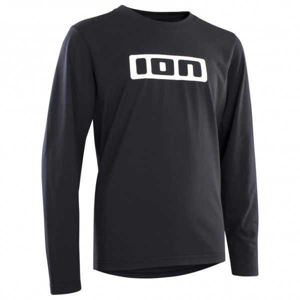 ION - Kid's Tee Logo L/S DR - Radtrikot Gr 128 schwarz