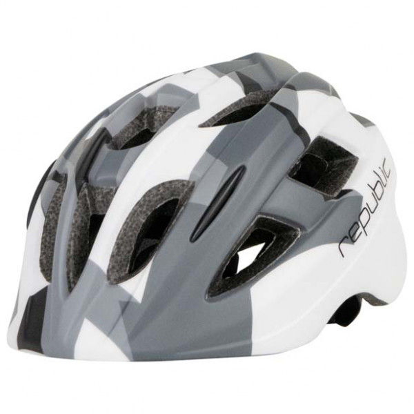 Republic - Kid's Bike Helmet R450 - Radhelm Gr 46-50 cm schwarz/grau