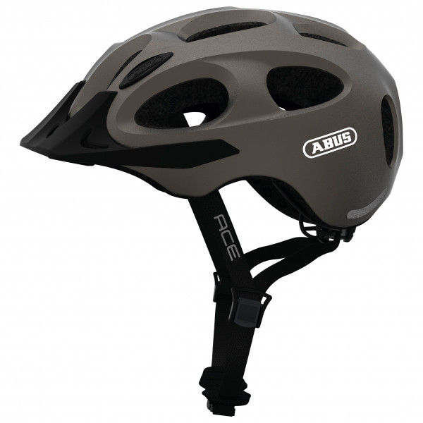 ABUS - Kid's Youn-I Ace - Radhelm Gr 56-61 cm - L schwarz/grau