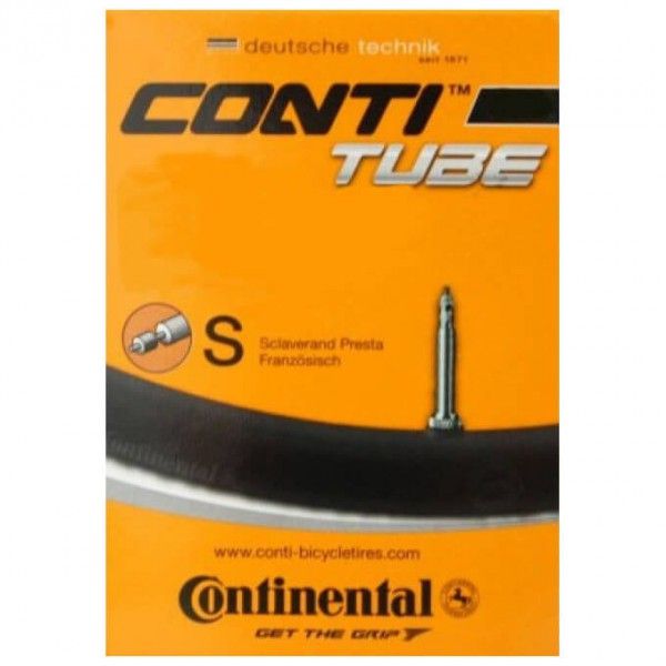 Continental - Schlauch Race 28'' (SV42) Light - Fahrradschlauch Gr 27'' x 3/4'' - 27'' x 1'' schwarz