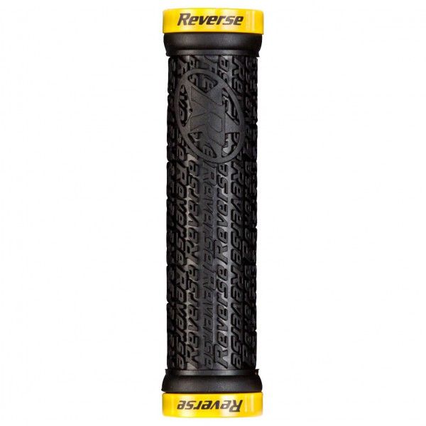 Reverse - Grip Stamp 30mm - Fahrradgriffe grau/schwarz