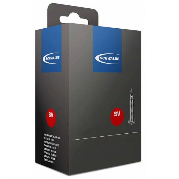 Schwalbe - Schlauch Nr. 20 (SV50) Extra Light - Fahrradschlauch Gr 18/25-622/630 schwarz