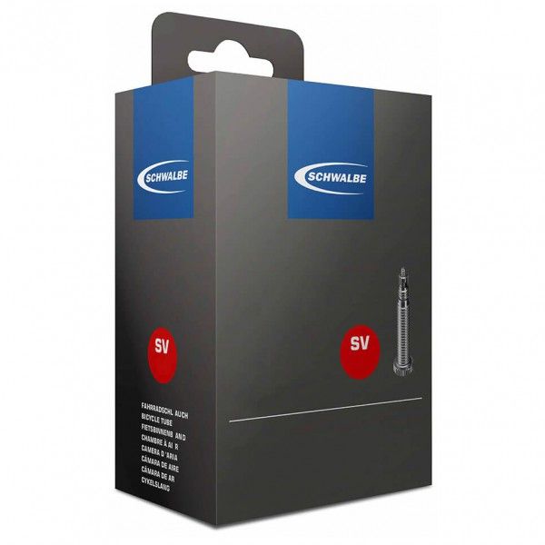 Schwalbe - Schlauch Nr. 20 (SV60) Extra Light - Fahrradschlauch Gr 18/25-622/630 schwarz