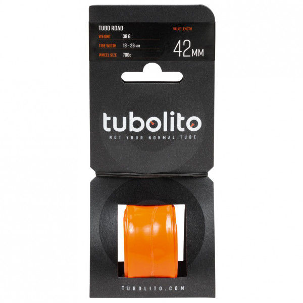 Tubolito - Tubo-Road-700C-SV42 - Fahrradschlauch Gr 700C-SV42 orange