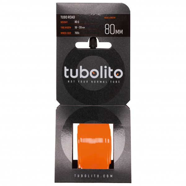 Tubolito - Tubo-Road-700C-SV80 - Fahrradschlauch Gr 700C-SV80 orange