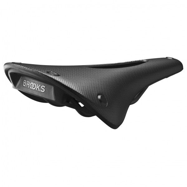 Brooks England - C15 Carved Cambium - Sattel schwarz/grau