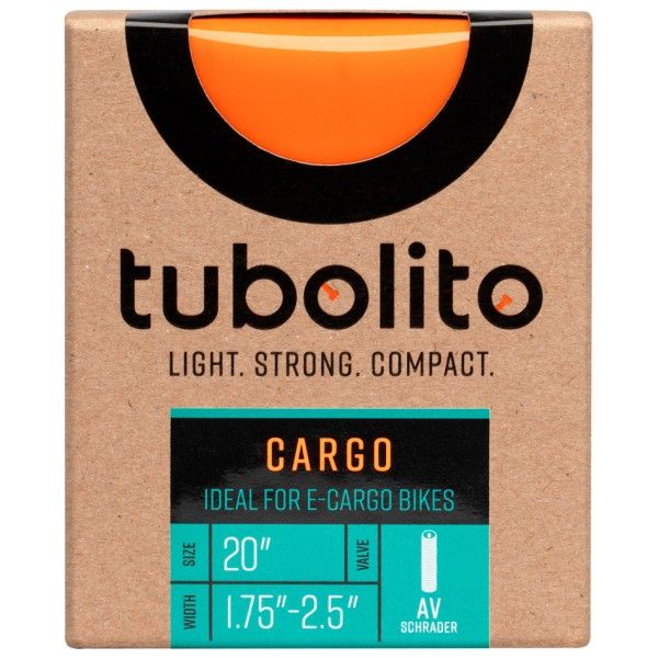 Tubolito - Tubo Cargo 20'' - Fahrradschlauch Gr AV 40mm orange