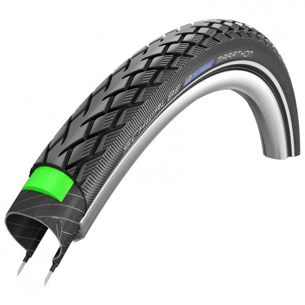 Schwalbe - Marathon Perf. 28'' (25-622) Greenguard Twinskin - Fahrradreifen Gr 28'' x 1,00'' - 25-622