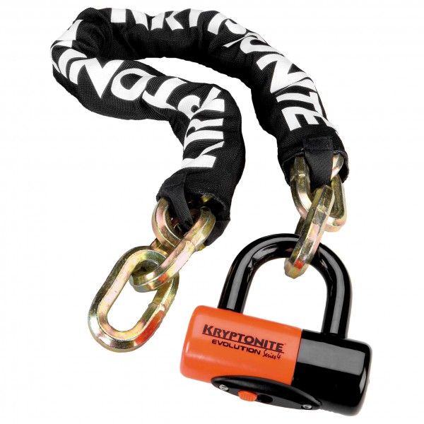 Kryptonite - New York Chain 1210 + EV4 - Fahrradschloss Gr 100 cm schwarz/grau