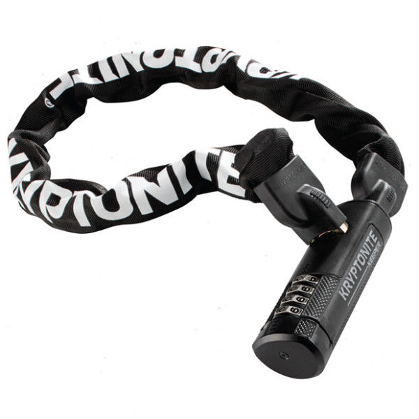 Kryptonite - Keeper 790 Combo Integrated Chain - Fahrradschloss Gr 90 cm schwarz/grau
