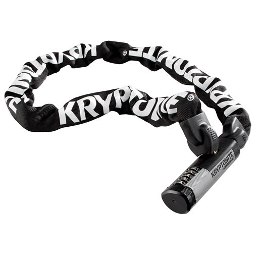 Kryptonite - KryptoLok 912 Combo Integrated Chain - Fahrradschloss Gr 120 cm schwarz/grau