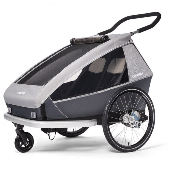Croozer - Croozer Kid Keeke 2 - Kinderanhänger grau