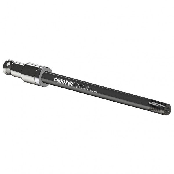 Croozer - Steckachskupplung XL Gr 12 x 198 x 1,75 schwarz