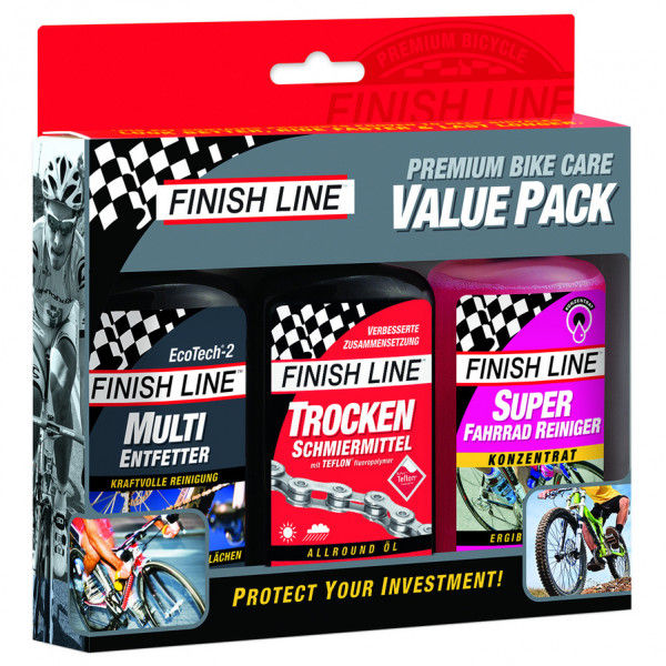 Finish Line - Premium Bike CareValue Pack 3x120 ml - Fahrradwerkzeug Gr 3x120 ml