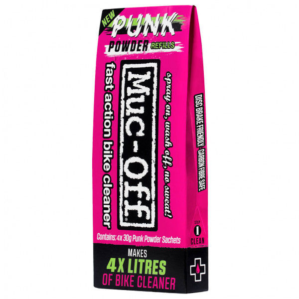 Muc Off - Punk Powder (4 Pack) - Fahrradreiniger Gr 4 x 30 g rosa