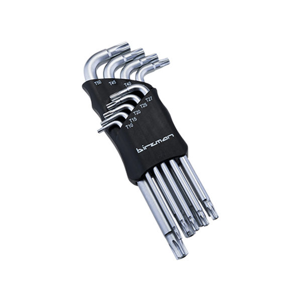 Birzman - Long Arm Torxkey Set - Fahrradwerkzeug Gr 9 Pieces grau