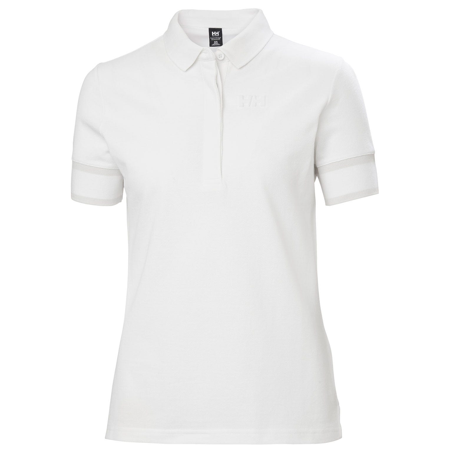 Helly Hansen Damen Thaloa Pikee-polohemd Aus Baumwolle - Weiß L