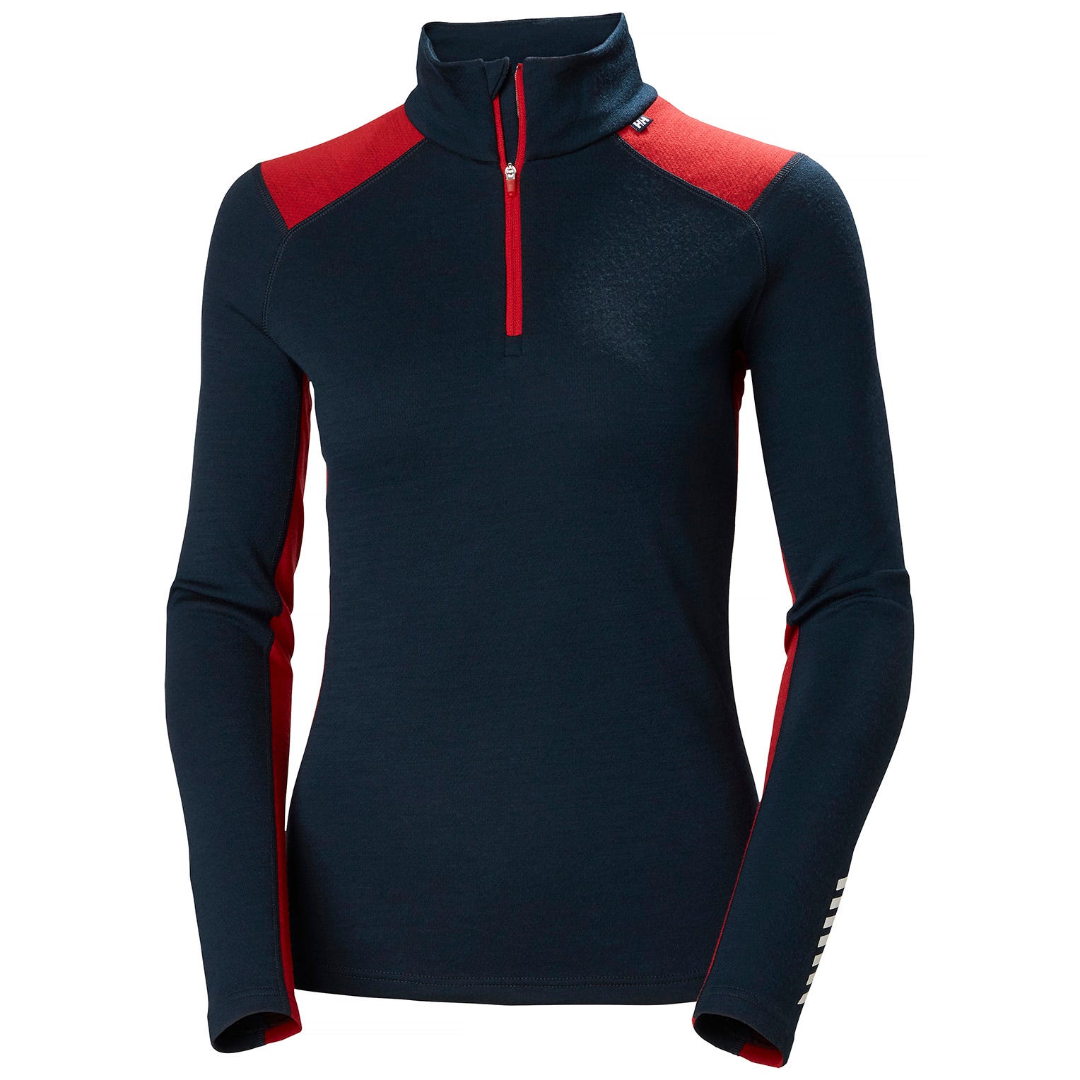 Helly Hansen Damen Lifa Merino Midweight Langarm-shirt Mit Halbreißverschluss - XS