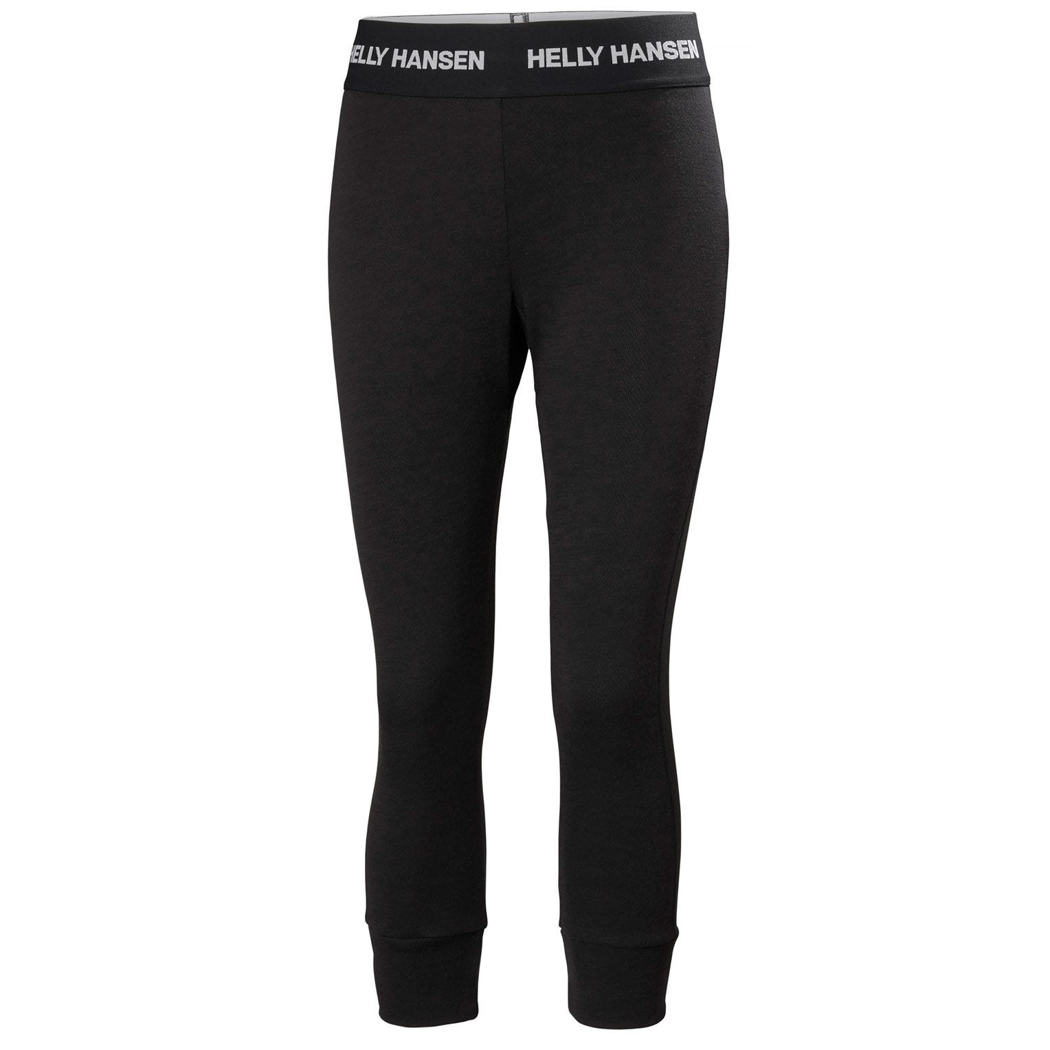 Helly Hansen Damen Lifa Merino Midweight 3/4-lange Thermo-skihose - Schwarz S