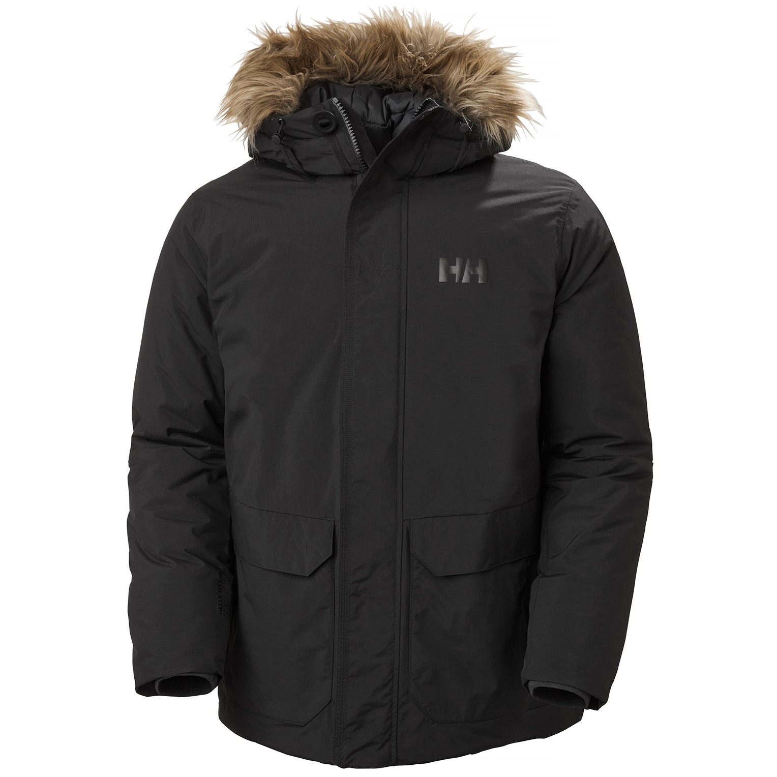 Helly Hansen Herren Classic Winterparka Mit Kunstpelz-kapuze - Schwarz XXL