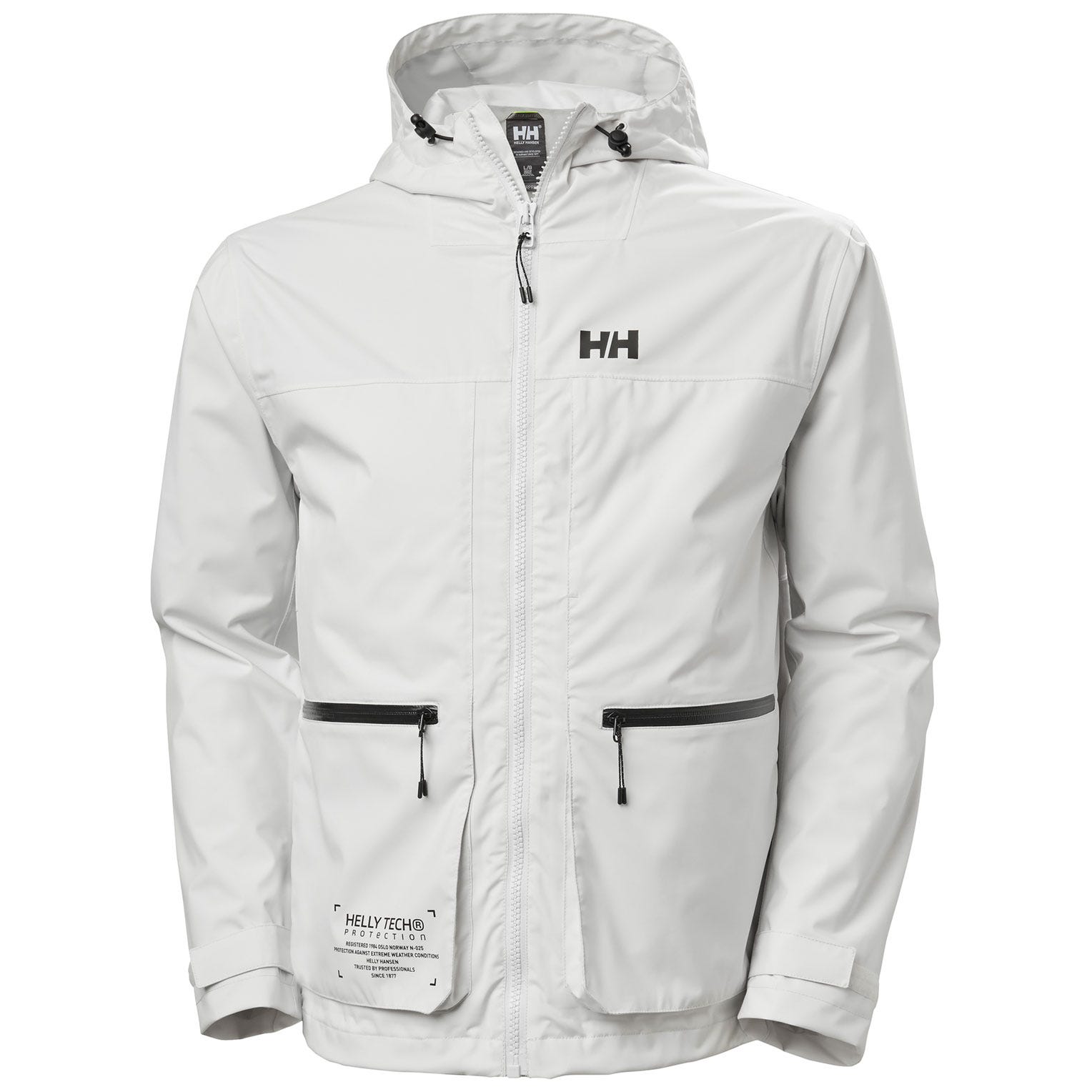 Helly Hansen Herren Regenjacke Mit Kapuze Move - Weiß L