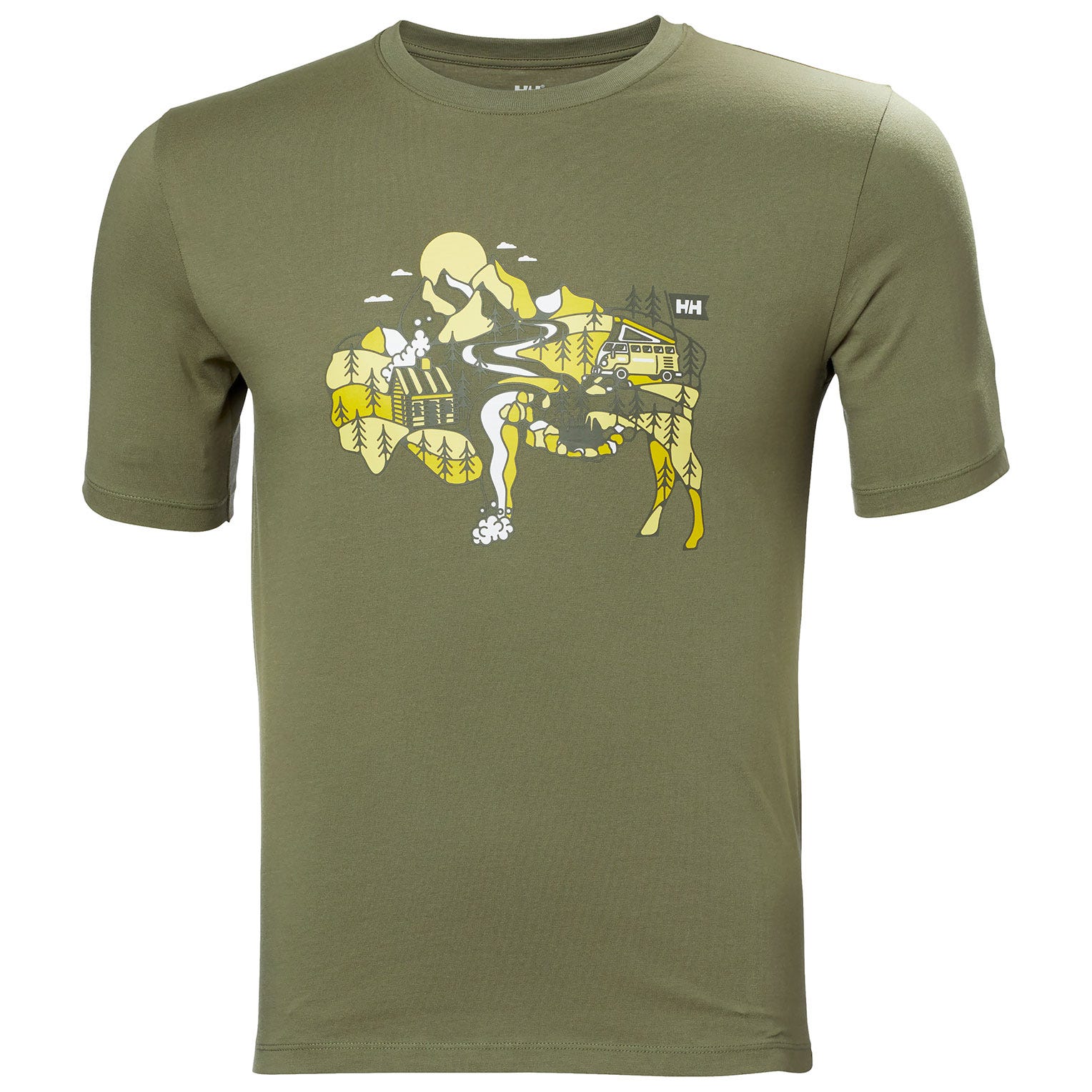 Helly Hansen Herren T-shirt Bio-baumwolle F2f - XXL