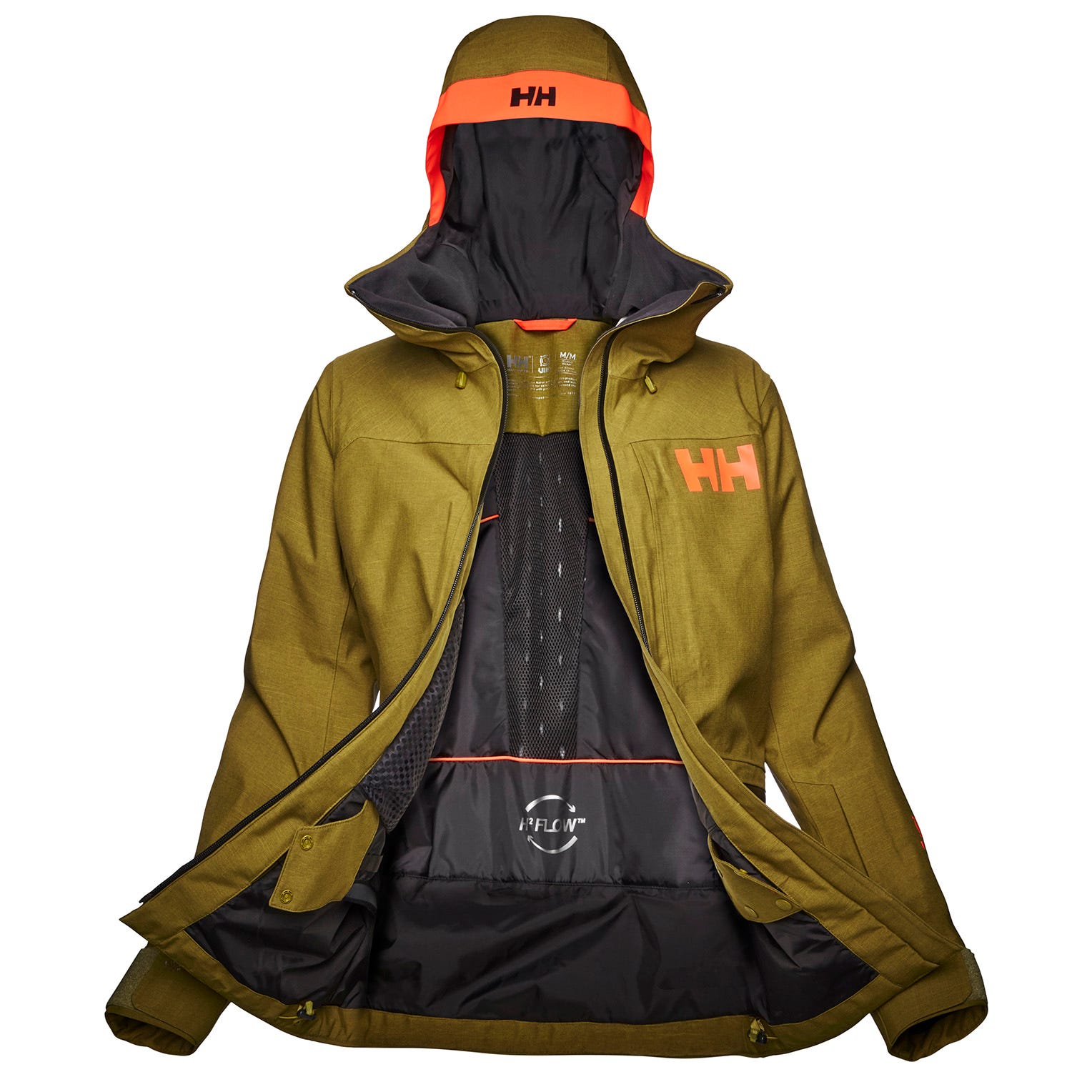Helly Hansen Damen Powderqueen 3.0 Robuste Skijacke - Grün L