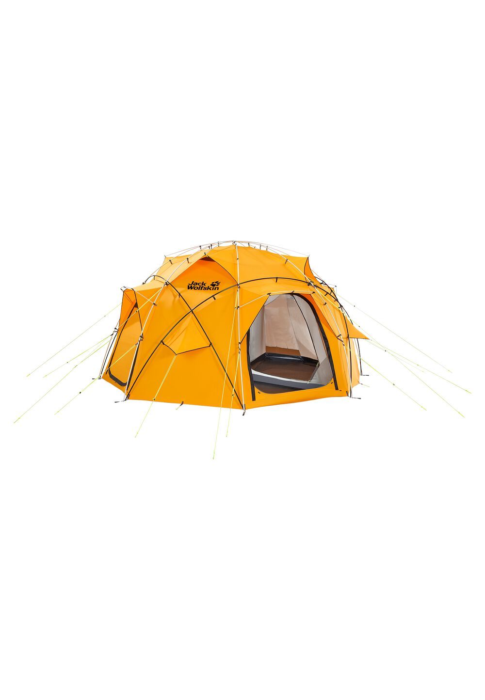 Jack Wolfskin Base Camp Dome Expeditions-Kuppelzelt / Bergsteigerzelt one size gelb burly yellow