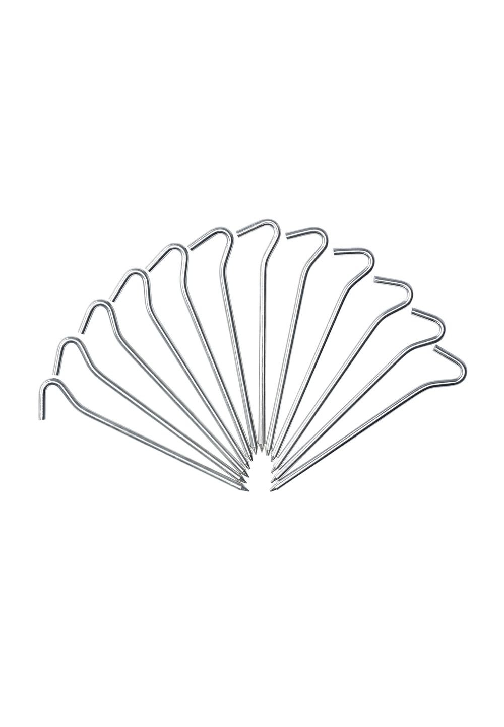 Jack Wolfskin Power PEG (12 Pcs) 12er Set Zelt-Heringe one size grau silver