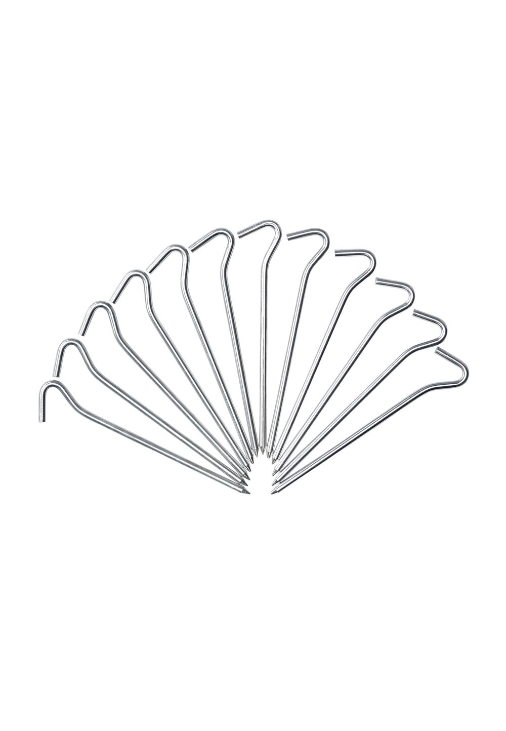 Jack Wolfskin Power PEG (12 Pcs) 12er Set Zelt-Heringe one size grau silver
