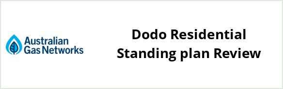 Australian Gas Networks - Dodo Residential Standing plan Review