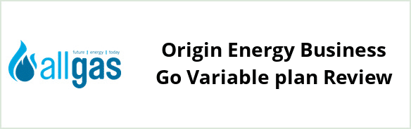 Allgas Energy NSW - Origin Energy Business Go Variable plan Review