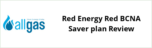Allgas Energy NSW - Red Energy Red BCNA Saver plan Review