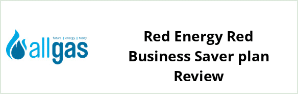 Allgas Energy NSW - Red Energy Red Business Saver plan Review