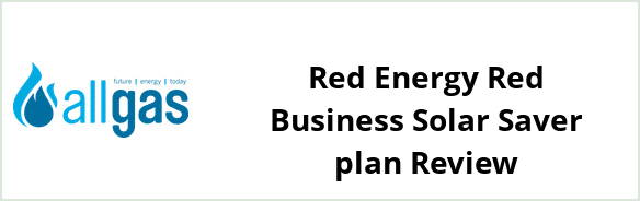 Allgas Energy NSW - Red Energy Red Business Solar Saver plan Review