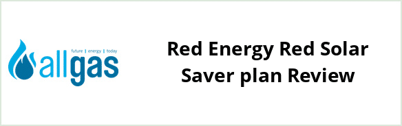 Allgas Energy NSW - Red Energy Red Solar Saver plan Review